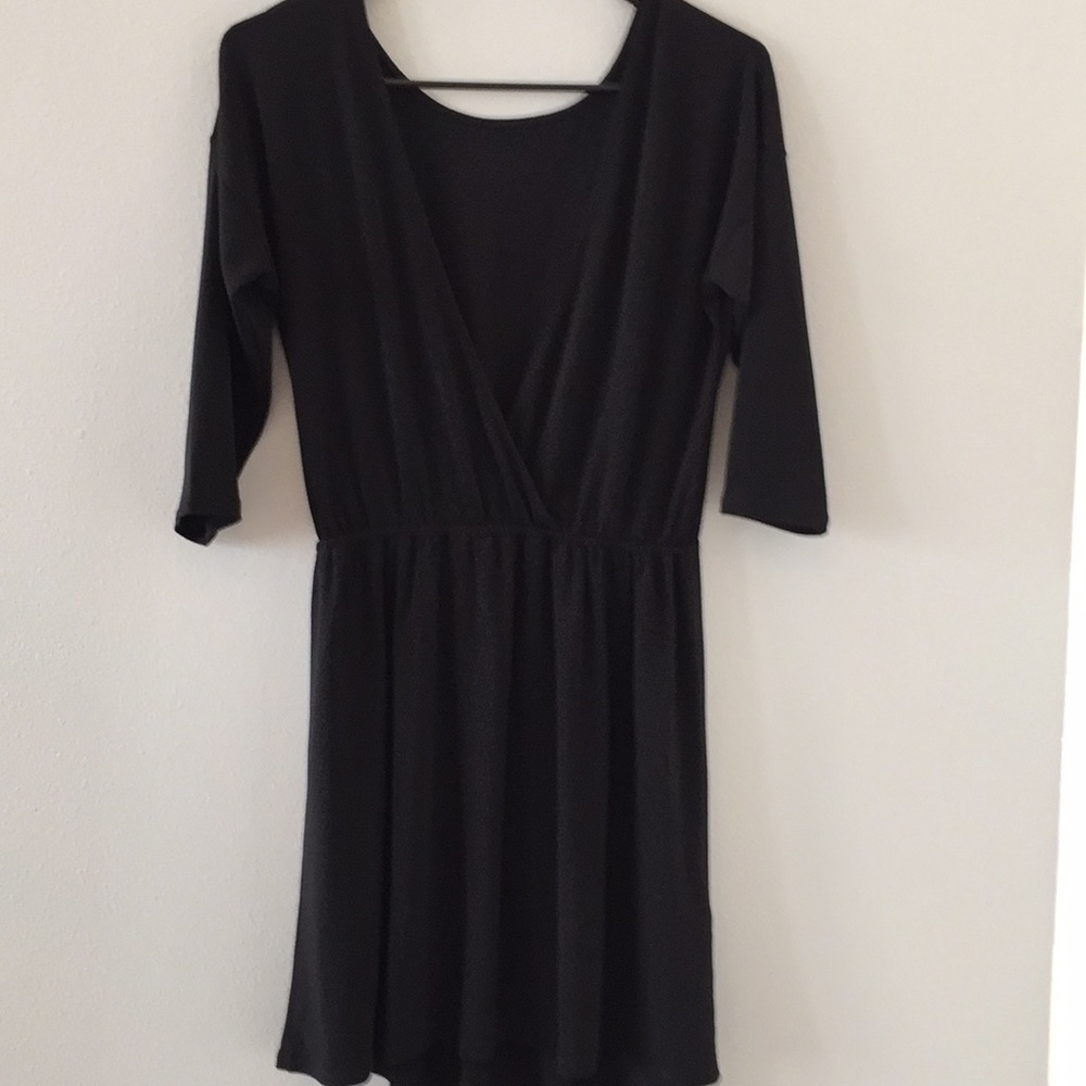 Black dress.